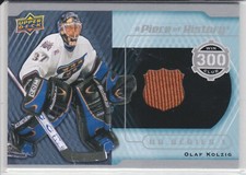 2013-14 Upper Deck A Piece of History 300 Win Club Jersey Olaf Kolzig Capitals