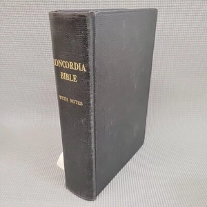 Concordia Bible with Notes 1952 Lutheran John Theodore Mueller HC - Picture 1 of 10