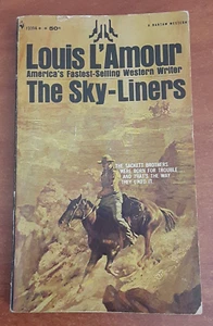The Sky-Liners by Louis L'Amour 1967 PB The Sacketts #11 Western Bantam Vintage - Picture 1 of 8