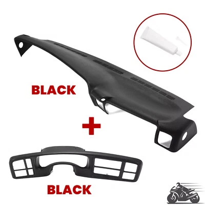 Dash Cover Overlay + Radio Dash Trim Bezel For Silverado Sierra Suburban 99-06 - Image 1 of 4