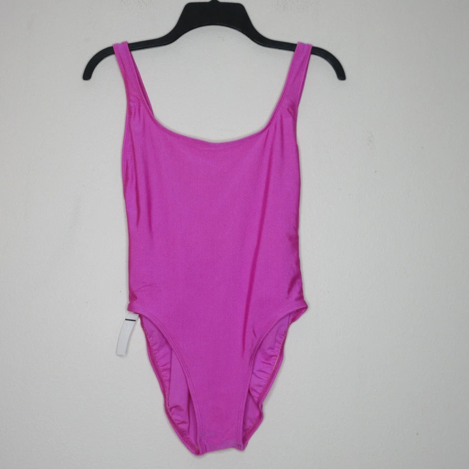 Traje de baño Catalina vintage de una pieza rosa fushia corte alto espalda en U 10 B48 para mujer Foto 1 de 4