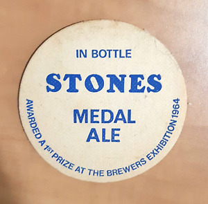 Vintage Stones Medal Ale-In Bottle-Brewers Award Winner- Beer Coaster Beer Mat