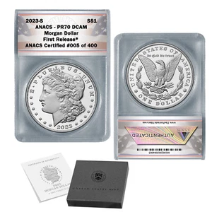 2023-S Morgan Proof Silver Dollar PR70 - 1st Release - Picture 1 of 4