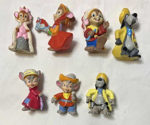 American Tail Fievel Goes West Tanya PVC Figure LOT 1991 Applause Tyco Cover