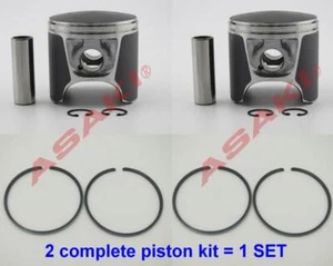 For PWC SeaDoo 720 Piston Kit (47-105 1.00, 290-887-670-1.00 + Piston Ring) X2 - Picture 1 of 9
