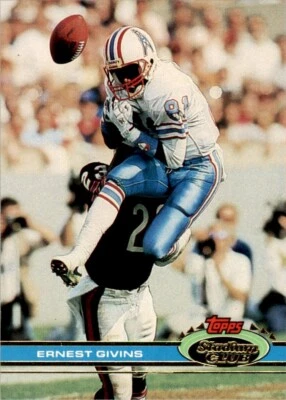 1991 Stadium Club Ernest Givins . Houston Oilers #389 - Image 1 of 2