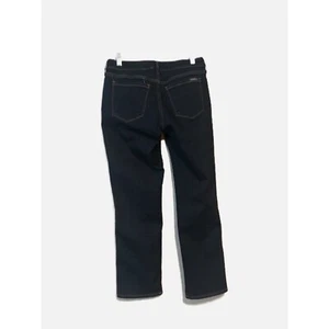 Eddie Bauer Slightly Curvy Straight Leg Denim Zipper Front Pants Size P6. New - Picture 1 of 8