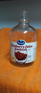 Vintage 1970’s Ocean Spray Clear 1 Gallon bottle Glass Jug.......We can Ship! - Picture 1 of 6
