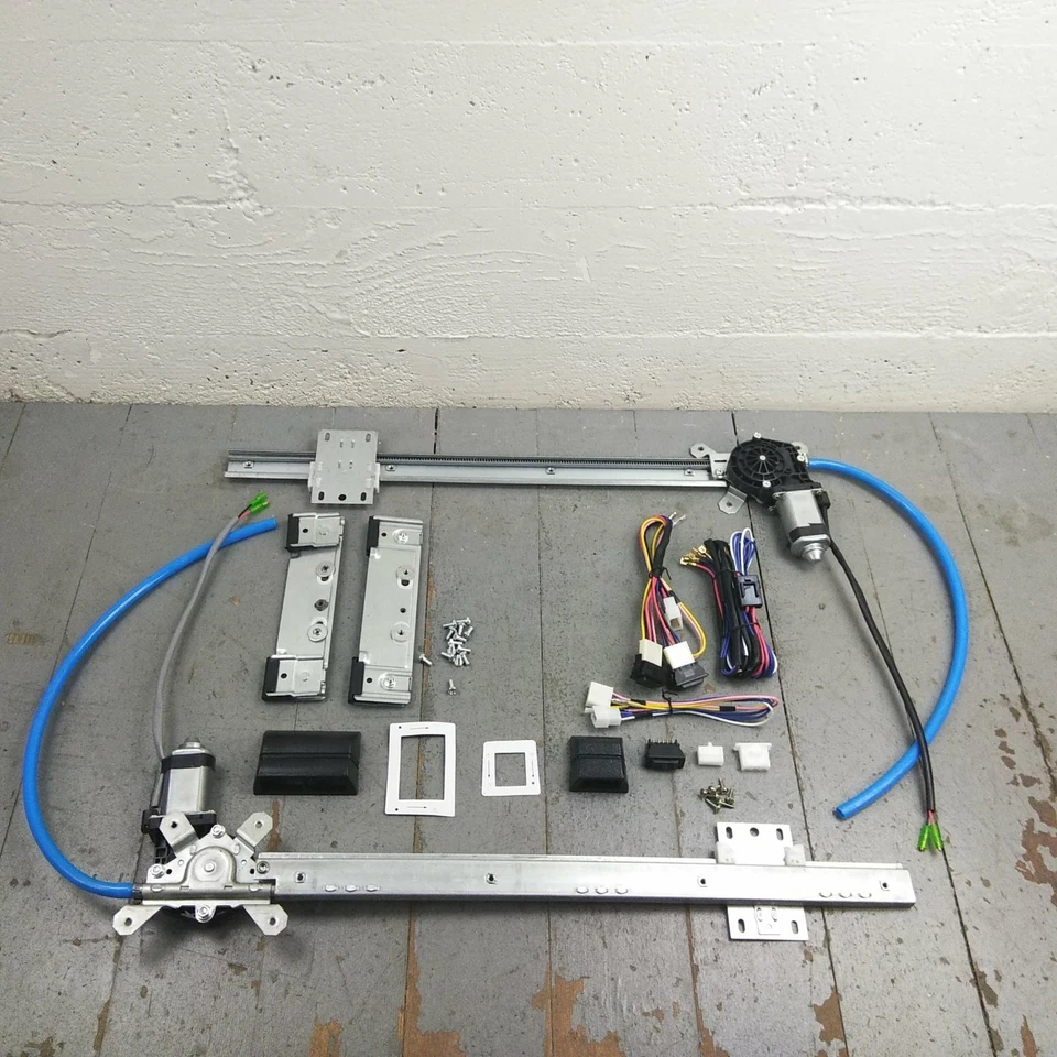 Комплект стеклоподъемников 1955-69 Ford fairlane с разрезанными двигателями bosch с переключателями - Изображение 1 из 1