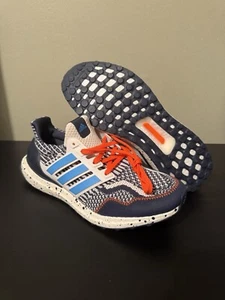Adidas Ultraboost 5.0 Men Size 9.5 DNA Sneakers Running Blue White Orange GV8734 - Picture 1 of 7