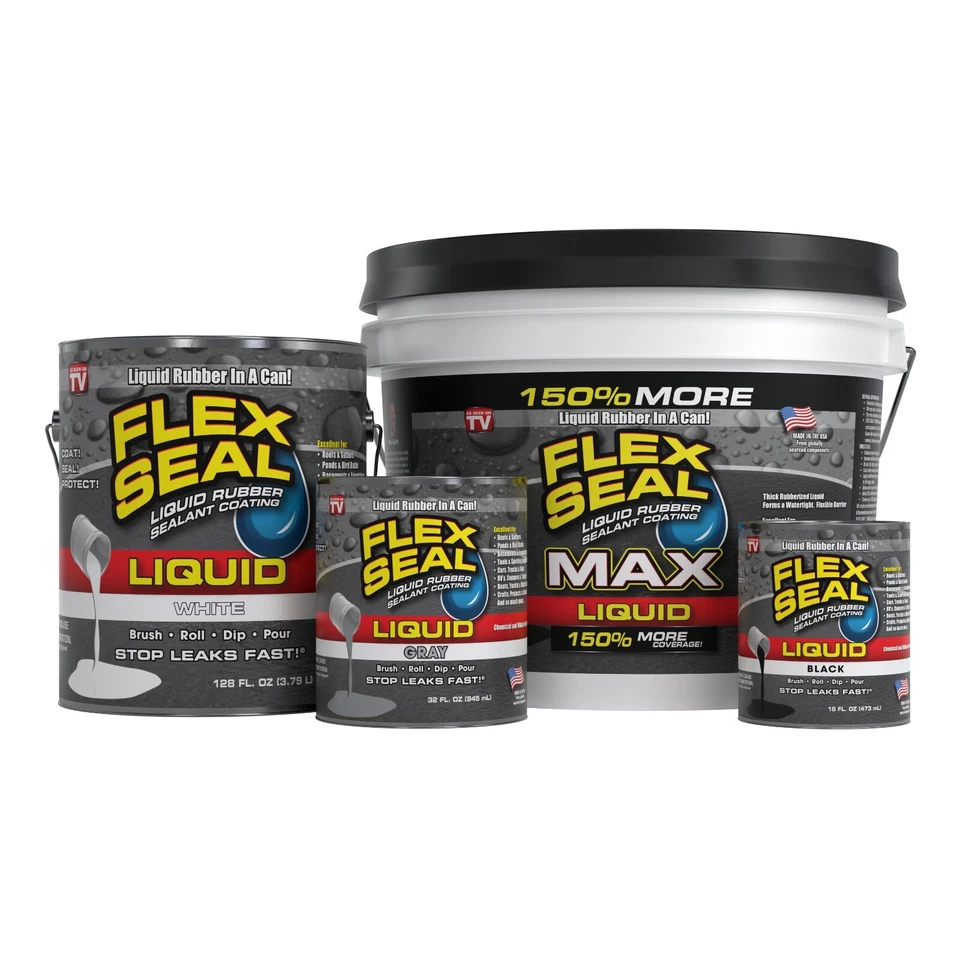 Flex Seal Liquid, Rubber Coating Sealant, Waterproof, Flexible and Breathable - Image 1 of 4