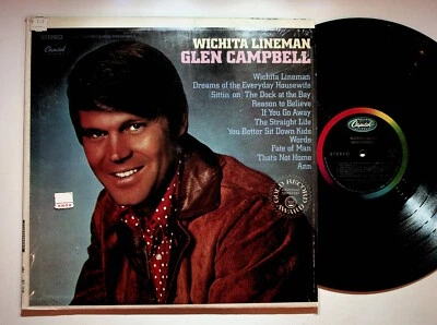 1968 Glen Campbell Wichita Lineman Vinyl LP Record - Image 1 of 4