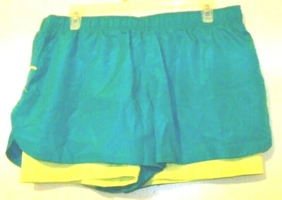 Pantalones cortos Sport Essentials para mujer verde azulado talla grande ¡¡USADOS EN EXCELENTE ESTADO!!! Foto 1 de 2