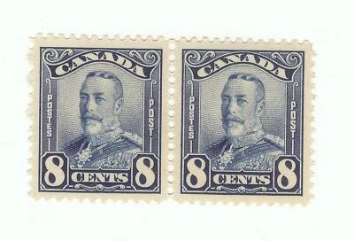 Canada Stamp - 1928 8 Cent Blue PAIR - Mint MNH * Can154pair - Image 1 of 2