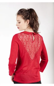 GRACE & MILA HIVER 2017-2018 : pull bi matière mod. NERD, étiqueté, valeur 45€ - Picture 1 of 2
