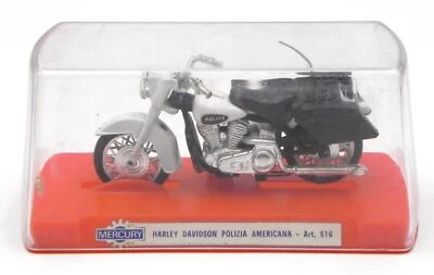 Mercury moto Harley Davidson Polizia Americana art. 616 scala 1/24 MIB bike - Immagine 1 di 4