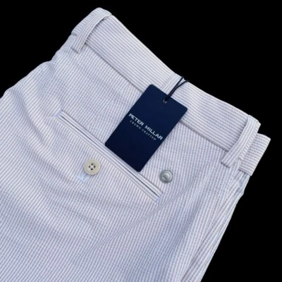 Pantalones Cortos Peter Millar Crown Crafted Matlock Seersucker Verano Dune Rayas 40 $135 Foto 1 de 4