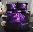 3D Romantic Rose Zhub2008 Bed Pillowcases Quilt Duvet Cover Queen King Amy
