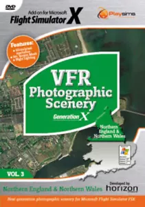 VFR Photographic Scenery Volume 3 for Windows PC CD/DVD - UK - FAST DISPATCH - Picture 1 of 1