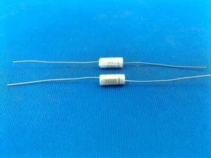 2 x 1nF (1000pF) 630V Styroflex Polystyrene Axial capacitors - Picture 1 of 1