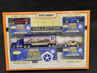 Juego Matchbox Premiere Collection Chrysler Corporation Nuevo En Caja 1997 Foto 1 de 2