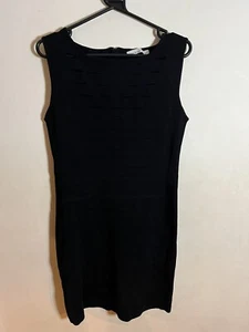 Karen Millen Black Sleeveless Slit Dress Size Number 4  - Picture 1 of 3