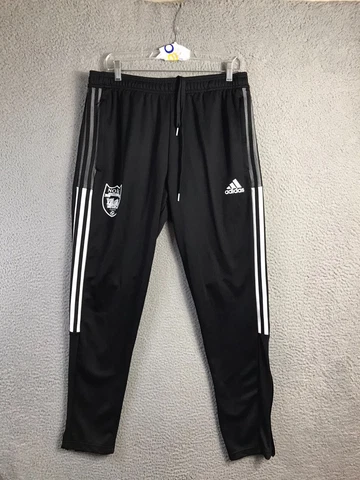 Nokc North OKC Football Club Adidas Pants Mens L Black Drawstring Pull On Sweats Cover