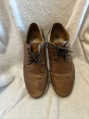 Johnston & Murphy Wingtip Dress Shoes Brown Leather Lace Up Oxfords Boys Sz 5.5 - Image 1 of 4