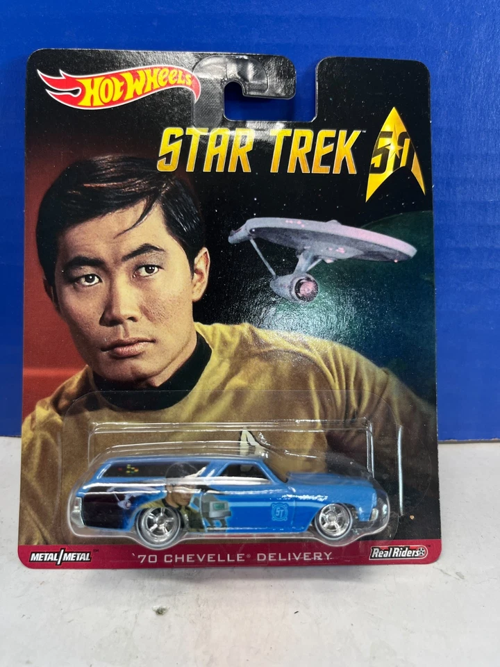 Chevrolet Chevelle 1/64 Hot Wheels Real Rider's Premium Star Trek 50th 1970 Foto 1 de 2