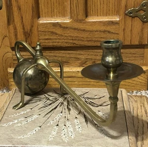 VTG SARREID LTD | WAS Benson Style Brass Cantilever Piano Candlestick Holder - Picture 1 of 14
