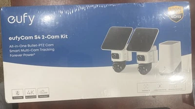eufy eufyCam S4 Solar Camera Wireless Outdoor Triple Lens Bullet-PTZ Cam 2 Cam - Image 1 of 4