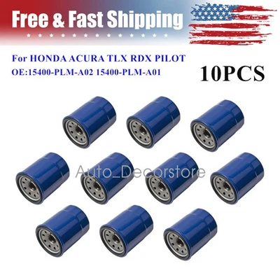 FOR HONDA ACURA OIL FILTER + WASHERS 15400-RTA-003 PLM-A02 - SET OF 3 - Изображение 1 из 4