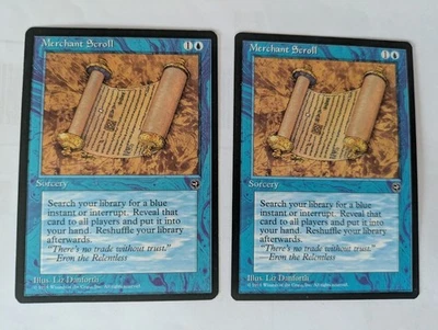 2 English Merchant Scroll Homelands MTG NM Free shipping with tracking - Image 1 of 2