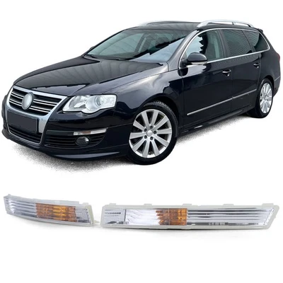 Weisse Blinker Klarglas Set für VW Passat 3C B6 2005-2010 - Bild 1 von 4