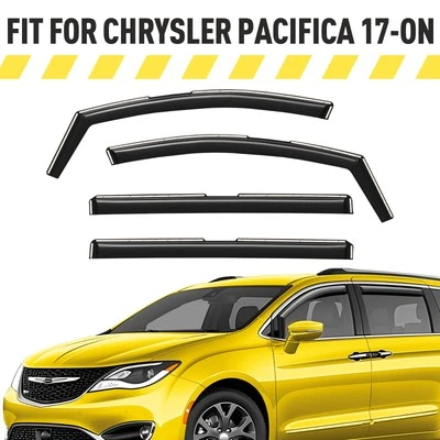 Rain Guards Vent Visors Shade for 2017-2026 Chrysler Pacifica - Изображение 1 из 4