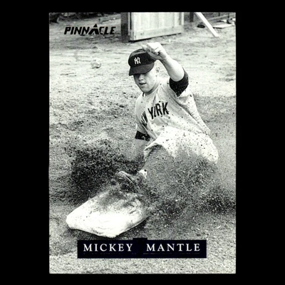 Tarjeta de béisbol Mickey Mantle Spring Training #4 1992 Pinnacle New York Yankees casi nueva Foto 1 de 3
