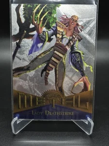 1995 Fleer Marvel Metal Silver Flasher Lady Deathstrike #100 - Picture 1 of 2