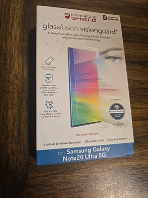 ZAGG InvisibleShield GlassFusion VisionGuard+ Samsung Galaxy Note20 Ultra 5G - Image 1 of 3