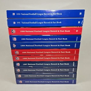 National Football League Record & Fact Book VTG 1990s Decade Set 11 Years - Picture 1 of 24