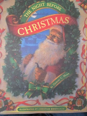 НОЧЬ ПЕРЕД РОЖДЕСТВОМ в твердом переплете больший принт ~ время Нью-Йорка бестселлер новый - Изображение 1 из 3