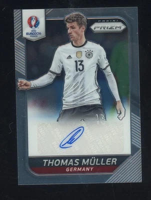 2016 Panini Prizm UEFA EURO Soccer Signatures #S-TM Thomas Muller AUTO - Bild 1 von 2