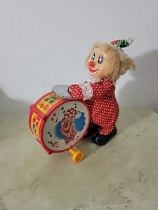 Vintage Kindly Marching Clown Drummer batteriebetrieben gebraucht nicht funktionsfähig - Bild 1 von 9