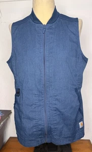 Carhartt Gilet Medico Lavoro Scrub Vestibilità Moderna Resistente Flex Taglia Large 21”x 26” - Foto 1 di 10