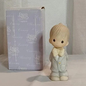 Figurine Precious Moments Groom vintage 2000 pour OOAK modifié neuve dans sa boîte - Photo 1/9