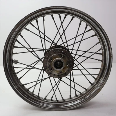 Harley Davidson Sportster aro de roda dianteira 19x25 40 raios 43001-79 disco duplo - Imagem 1 de 4