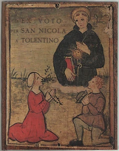 GLI EX VOTO PER SAN NICOLA A TOLENTINO Grafica Mari 1972 Massaccesi Marche - Foto 1 di 1