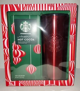 Starbucks Collectable Red Tumbler W/ Hot Cocoa Mix•  Gift Set - Picture 1 of 9