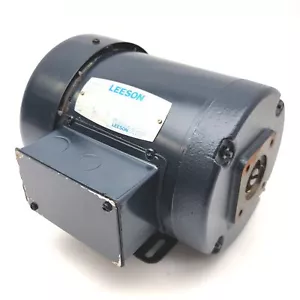 Leeson C6T17FB45A 111176-01 AC Motor 3/4HP, 220-240/460VVAC, 2.8/1.4A, D56 - Picture 1 of 6