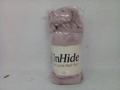 Unhide Lil’ Marsh Love Not Fur Blanket {Size 20" x 20" (s) Lovey Pink - Image 1 of 4