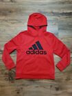 Adidas Hoodie Sweatshirt Red  Unisex  Size 10-12 (M) GUC